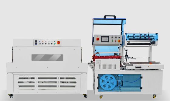 Temperature Adjustable Shrink Wrapping Packaging Machine 41KW Shrink Wrapping Machine For Cartons