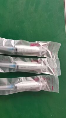 PE Film Syringe Packaging Machine 380V , 50Hz Medical Packaging Machinery