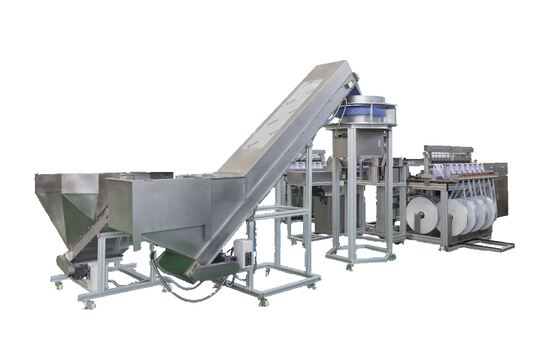 PE Film Syringe Packaging Machine 380V , 50Hz Medical Packaging Machinery